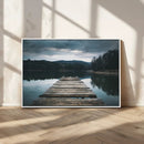 Wooden Bridge Near Lake Wall Art Canvas Print by MyGreatCanvas | Canvas Wall Art Prints | Photo Prints & Wall Decor