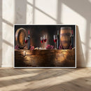 Wine and Barrels Wall Art Canvas Print by MyGreatCanvas | Canvas Wall Art Prints | Photo Prints & Wall Decor