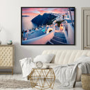 Greece Santorini Wall Art Landscape Canvas Print