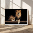 Lion Canvas Wall Art – Majestic Animal Print Artwork for by MyGreatCanvas | Canvas Wall Art Prints | Photo Prints & Wall Decor