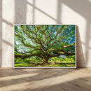 Majestic Oak Tree Wall Art – Serene Nature Canvas Print with