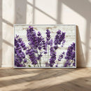 Lavender Canvas Wall Art Flower Print