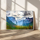 Yosemite Park Half Dome 3 Panel Canvas Print | Large Giclée by MyGreatCanvas | Canvas Wall Art Prints | Photo Prints & Wall Decor