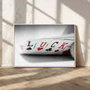 Framed Luck Poker Cards Canvas – Modern Triptych Wall Art,