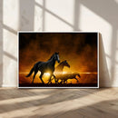 Horse Wall Art Canvas Print, Multi Panel Animal Canvas Print