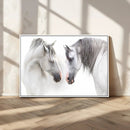White Horse Wall Art Animal Canvas Print by MyGreatCanvas | Canvas Wall Art Prints | Photo Prints & Wall Decor