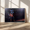 American Football Wall Art Canvas Print, Stadium Sport Wall