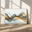 Abstract Wave Canvas Wall Art – Fluid Contemporary Elegance
