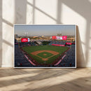 Los Angeles Angels Baseball Canvas Print - Anaheim Angel