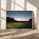 Oregon Ducks Football Team Print - Eugene Autzen Stadium