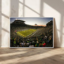 Oregon Stadium Canvas Wall Art - Captivating Game Day Scene