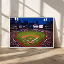 St. Louis Cardinals Baseball Team Print - Busch Stadium Wall by MyGreatCanvas | Canvas Wall Art Prints | Photo Prints & Wall Decor