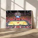 Miami Heat Basketball Team Print Wall Art- Kaseya Center by MyGreatCanvas | Canvas Wall Art Prints | Photo Prints & Wall Decor