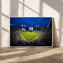 Truist Park Night Game Canvas Art - Atlanta Braves Stadium