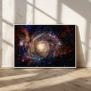 Nebula and Galaxies in Space Wall Art Canvas Print, Spiral
