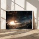 Avengers Planet Wall Art Canvas Print