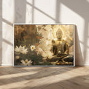 Zen Buddha Wall Art Canvas Print | Peaceful Meditation Decor