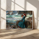 Miranda by the Shore Wall Art Canvas Print – Tempest Scene by MyGreatCanvas | Canvas Wall Art Prints | Photo Prints & Wall Decor