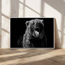 Bear Canvas Print | Wildlife Wall Art for Cabin Decor |