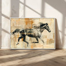 Chines Style Running Horse Western Wall Art | Farmhouse Wall