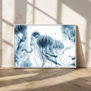 Abstract Jellyfish Canvas Print Wall Art
