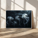 Jellyfish Wall Art Canvas Print, Elegant Wall Decor