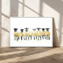 Farmhouse Wall Art Sheep Print | Ready to Hang Framed Canvas by MyGreatCanvas | Canvas Wall Art Prints | Photo Prints & Wall Decor