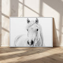 Majestic White Horse Wall Art | Ready to Hang and Framed |