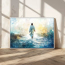 Watercolor Jesus Walking on Water Canvas Print, Christian by MyGreatCanvas | Canvas Wall Art Prints | Photo Prints & Wall Decor