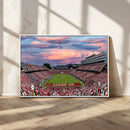 Carter-Finley Stadium Art Sunset Game Triple Canvas Wall Art