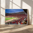 Wisconsin Badgers Football Team Print - Madison Camp Randall