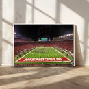 Wisconsin Badgers Football Team Print Canvas- Madison Camp