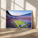 Buffalo Bills Football Team Print Canvas - Buffalo Highmark by MyGreatCanvas | Canvas Wall Art Prints | Photo Prints & Wall Decor