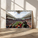 Miami Hurricanes Football Team Wall Art Print - Miami Hard
