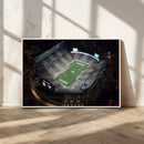 Michigan State Spartans Football Team Print - East Lansing