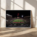 Framed Texas Tech Red Raiders Stadium Canvas, Texas Tech Red by MyGreatCanvas | Canvas Wall Art Prints | Photo Prints & Wall Decor