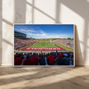 Ball State Cardinals Football Team Print - Muncie Scheumann