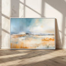 Abstract Landscape Wall Art Canvas Print - Warm Tones of