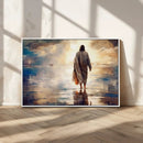 Jesus Walking on Water Wall Art | Ready to Hang Spiritual