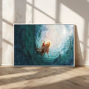 Powerful Jesus Canvas Print - Hand of Salvation,