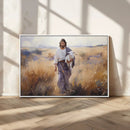 Jesus the Good Shepherd Wall Art Canvas Print - Lost Lamb