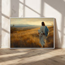 Jesus the Good Shepherd Wall Art Canvas Print -