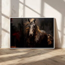 Abstract Black Horse Canvas Print for Farmhouse Wall Art | by MyGreatCanvas | Canvas Wall Art Prints | Photo Prints & Wall Decor