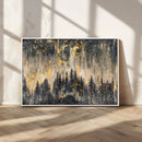 Golden Forest Abstract Wall Art | Dark Forest with Gold by MyGreatCanvas | Canvas Wall Art Prints | Photo Prints & Wall Decor