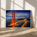 Large Wall Art San Francisco Canvas Print - Wonderful Golden