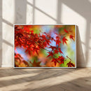 Red Leaves Autumn Forest Wall Art Canvas, Red Leaves Autumn by MyGreatCanvas | Canvas Wall Art Prints | Photo Prints & Wall Decor