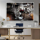 Red Wine and Glass Canvas Print by MyGreatCanvas | Canvas Wall Art Prints | Photo Prints & Wall Decor