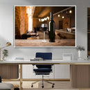 Wine and Bottle Wall Art Canvas Print by MyGreatCanvas | Canvas Wall Art Prints | Photo Prints & Wall Decor
