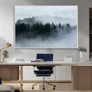 Autumn and Misty Trees in the Forest Wall Art Canvas Print, by MyGreatCanvas | Canvas Wall Art Prints | Photo Prints & Wall Decor