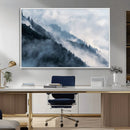 Foggy Forest Wall Art Canvas Print – Misty Mountain by MyGreatCanvas | Canvas Wall Art Prints | Photo Prints & Wall Decor